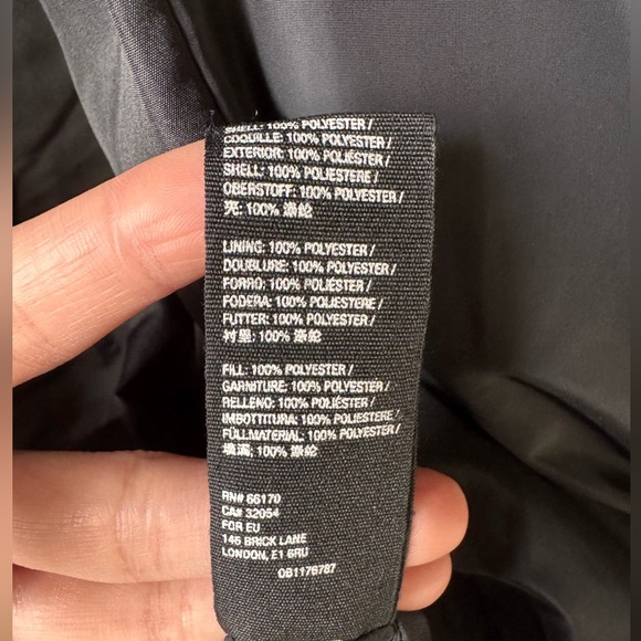 Free People Ela Puffer Longline Oversized Quilted Jacket Black XS - Picture 13 of 15